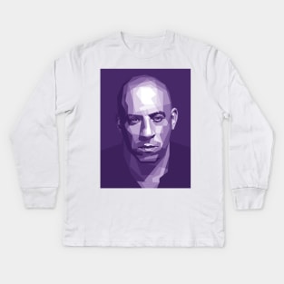 Vin diesel Kids Long Sleeve T-Shirt